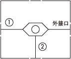 原理圖為太陽液壓的信號口外接式梭閥，型號為：CSAY，CSAC。